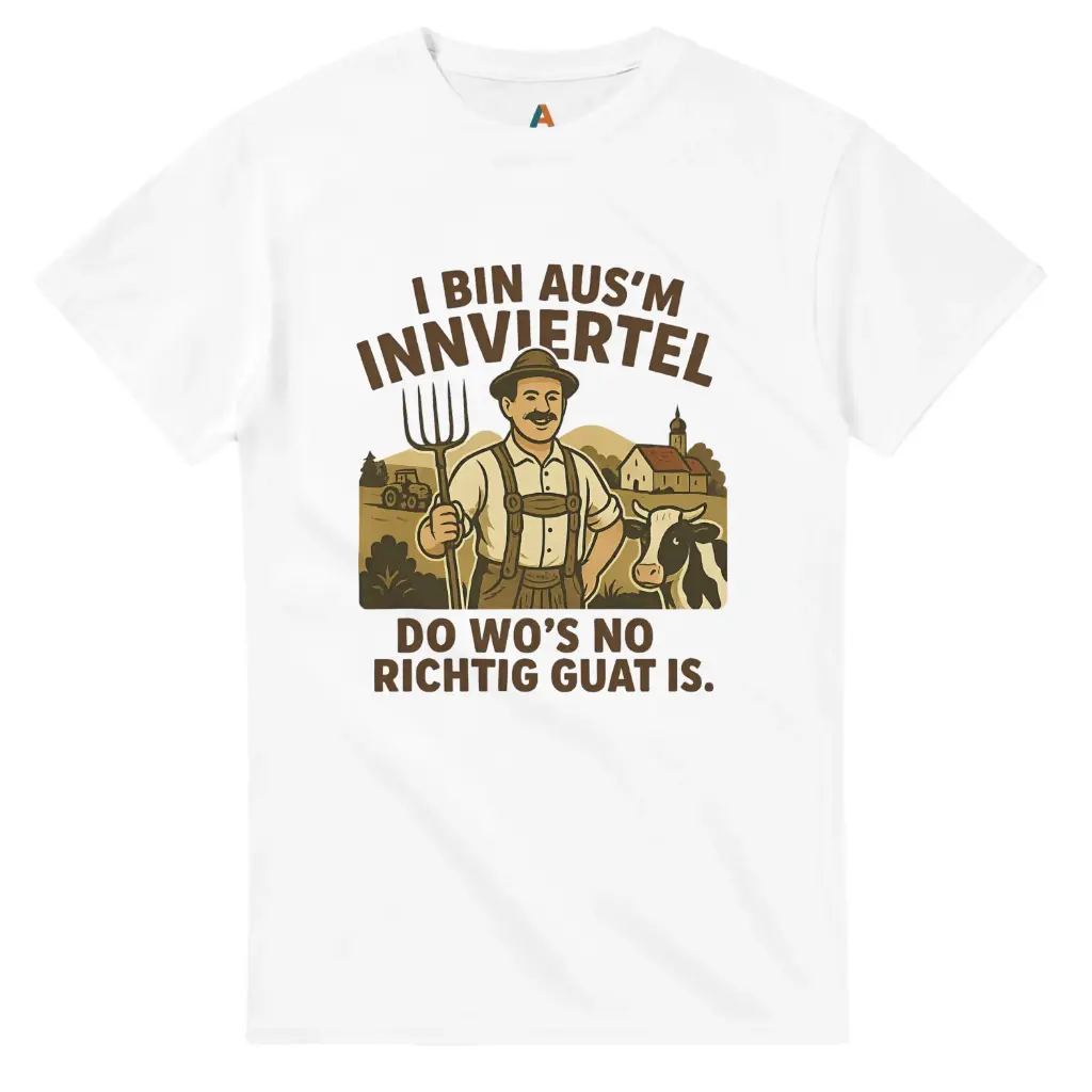 I bin aus'm Innviertel (Mann) (Weiß, L)
